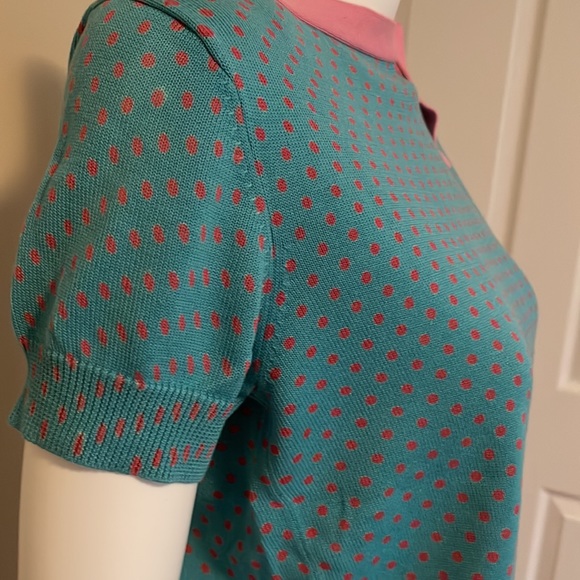 Marc Jacobs Short Sleeve Top. Sz Large - Picture 5 of 8